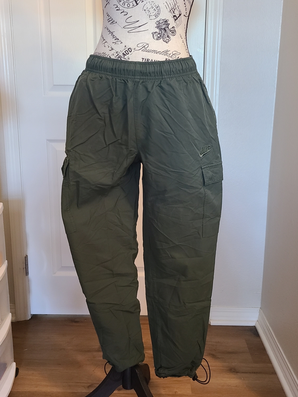 Nike Men’s Olive Green Cargo Track Pants